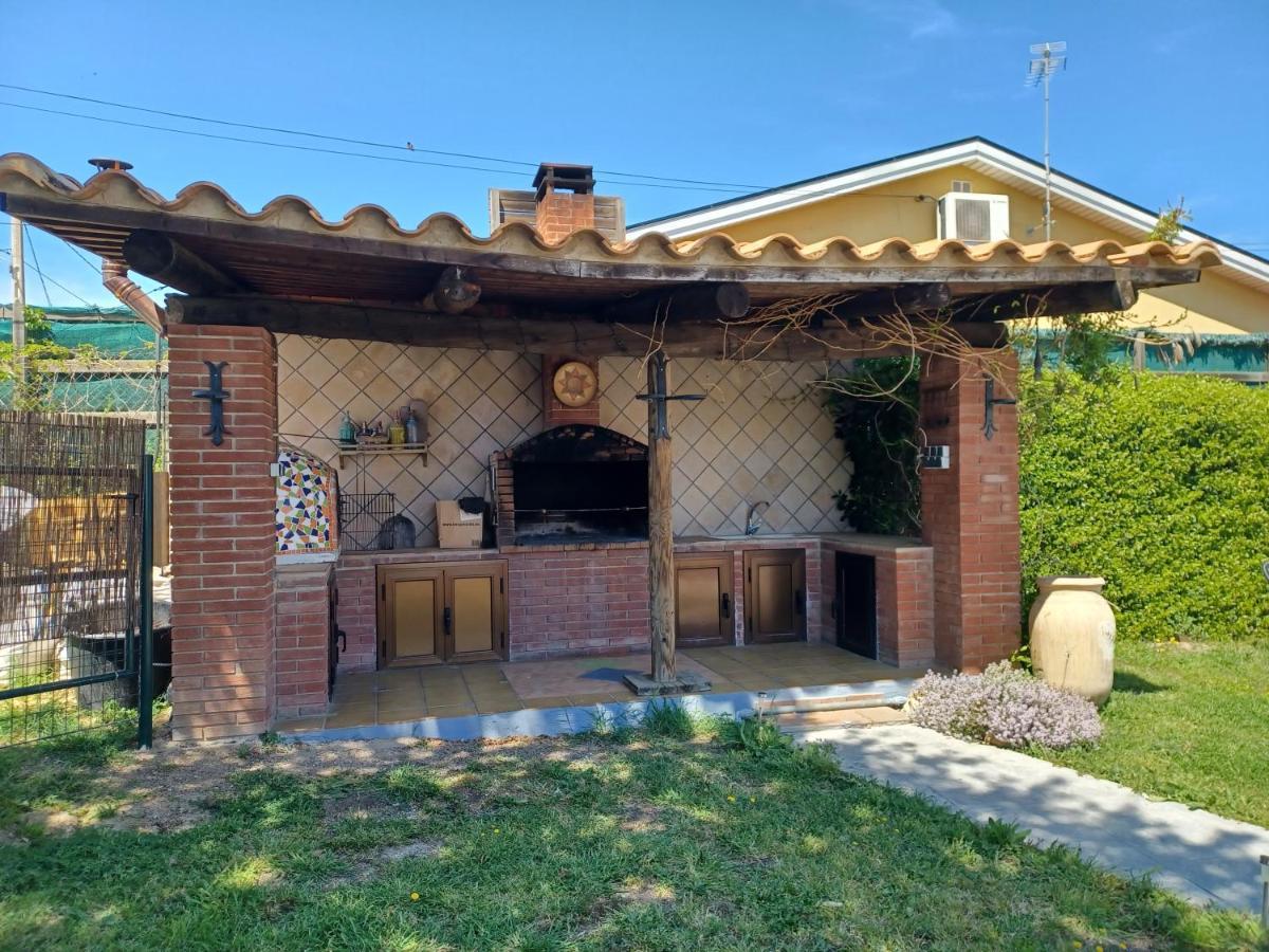 Piscina De Sal Barbacoa Wifi, Parking Gratis, 3 Min Pga Casa El Roble Villa Girona Bagian luar foto